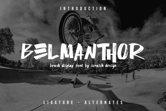 Preview of Belmanthor Font