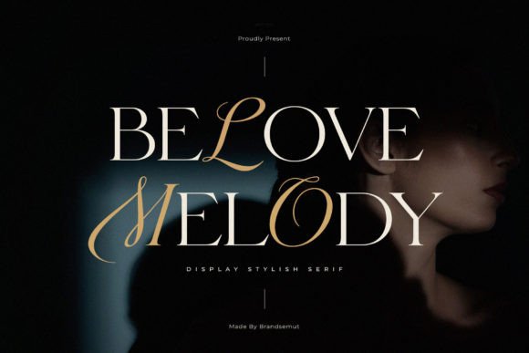 Preview of Belove Melody Font