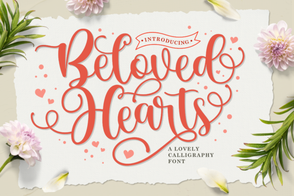 Preview of Beloved Hearts Font