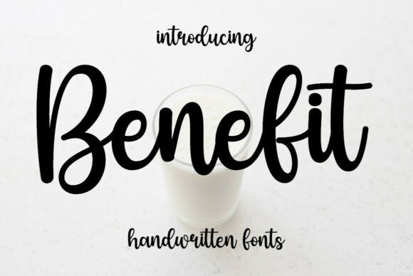 Preview of Benefit Font