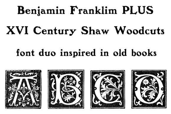 Preview of Benjamin Franklin Font