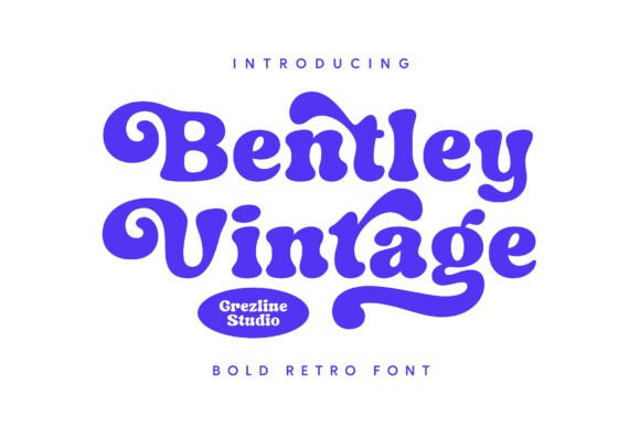 Preview of Bentley Vintage Font
