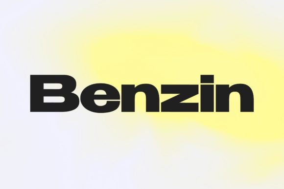 Main preview of Benzin Font