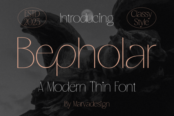 Preview of Bepholar Font