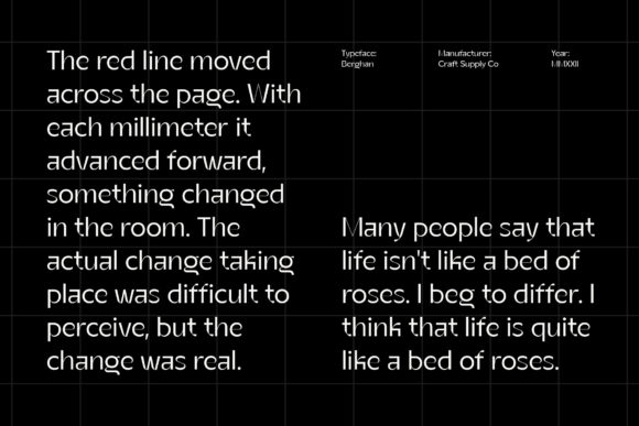 Thumbnail 4 of Berghan Font