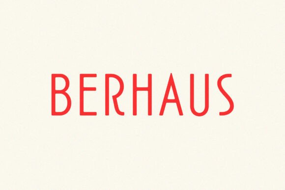 Preview of Berhaus Font
