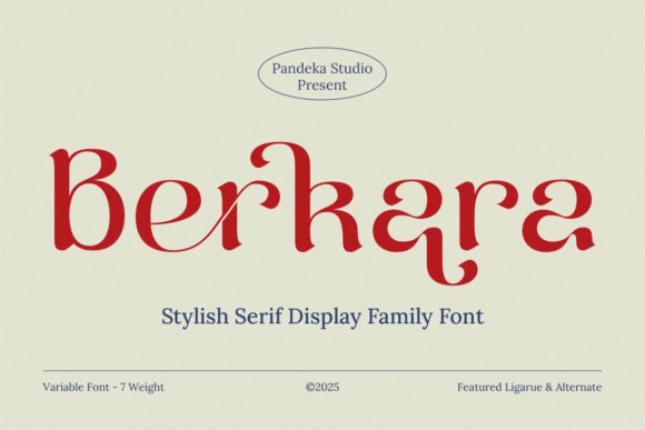 Preview of Berkara Font