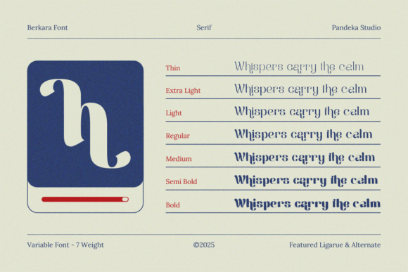 Thumbnail 2 of Berkara Font