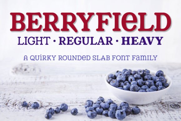 Preview of Berryfield Font
