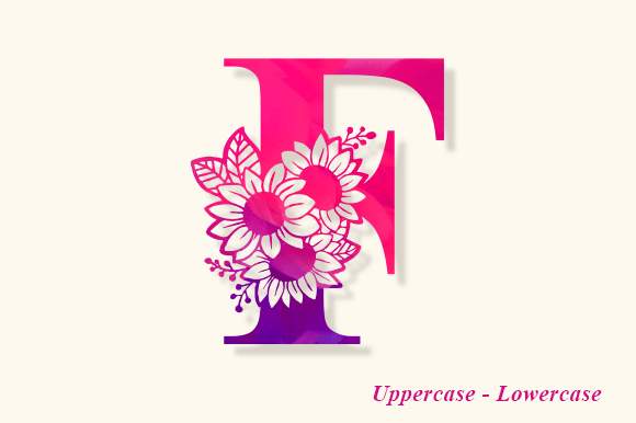 Thumbnail 2 of Bertha Flower Monogram Font