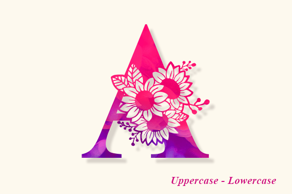Thumbnail 3 of Bertha Flower Monogram Font