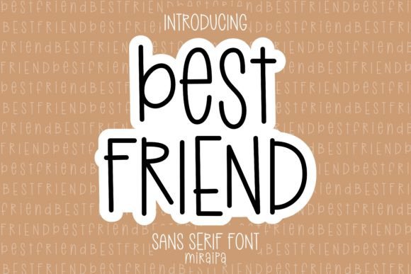 Preview of Best Friend Font