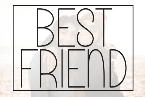 Preview of Best Friend Font