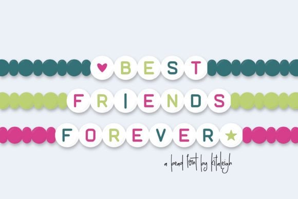 Preview of Best Friends Forever Font