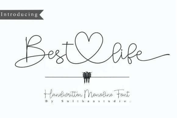 Preview of Best Life Font