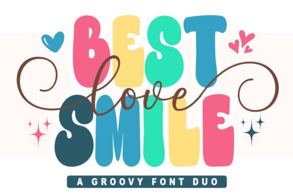 Preview of Best Love Smile Duo Font