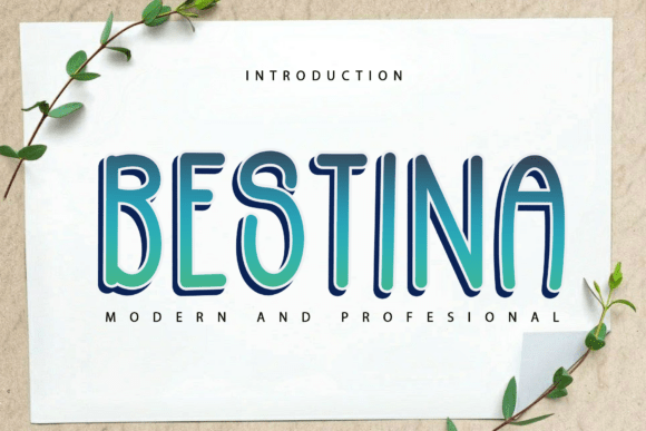 Preview of Bestina Font