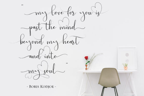 Thumbnail 2 of Bestlove Font