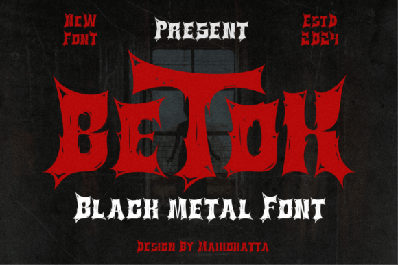 Preview of Betok Font