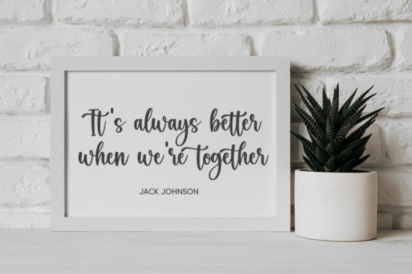 Thumbnail 3 of Better Together Font