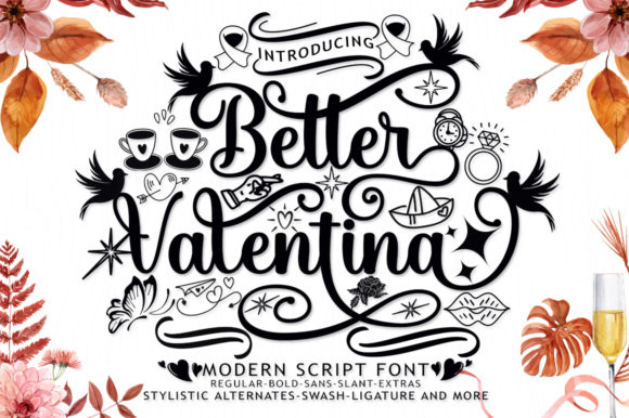Preview of Better Valentina Duo Font