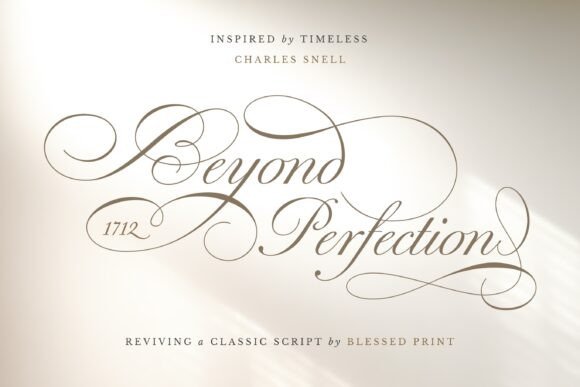 Preview of Beyond Perfection Font
