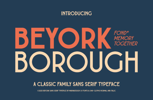 Preview of Beyork Font