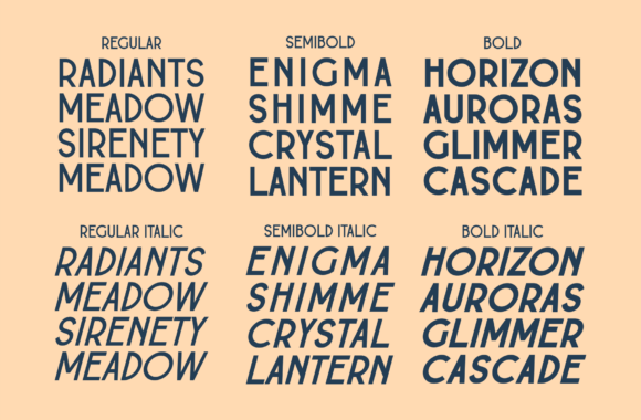 Thumbnail 4 of Beyork Font
