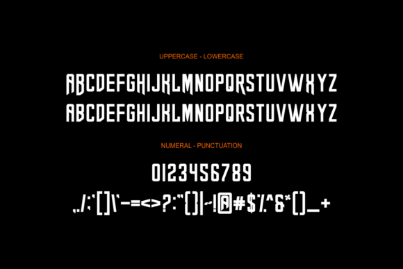 Thumbnail 4 of Bharick Font