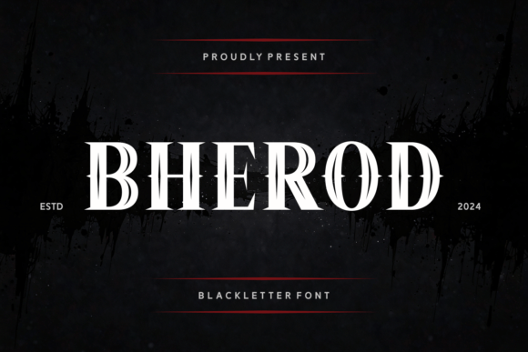 Preview of Bherod Font