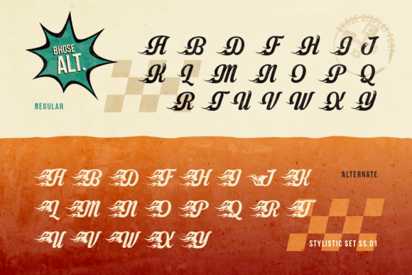 Thumbnail 4 of Bhose Font