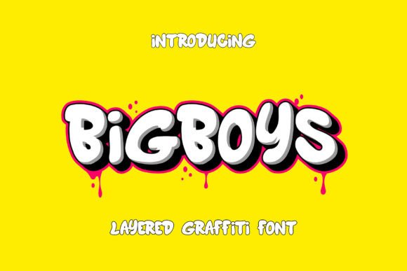 Thumbnail 2 of Bigboys Font