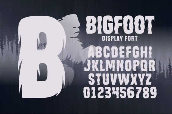 Thumbnail 2 of Bigfoot Font