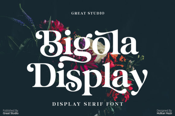Preview of Bigola Font
