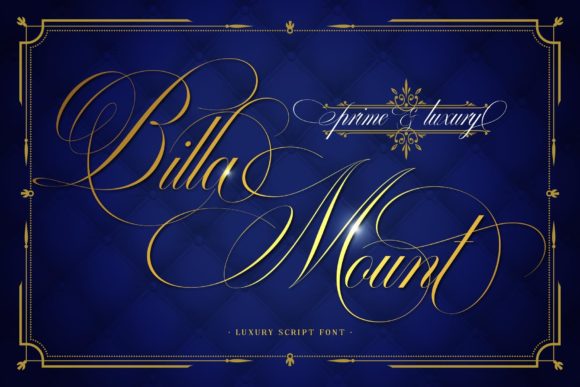 Thumbnail 2 of Billa Mount Font