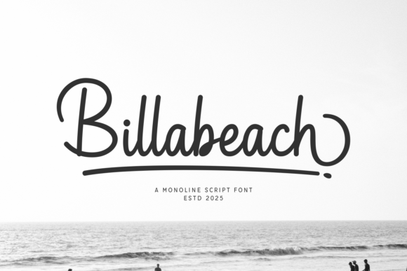 Preview of Billabeach Font