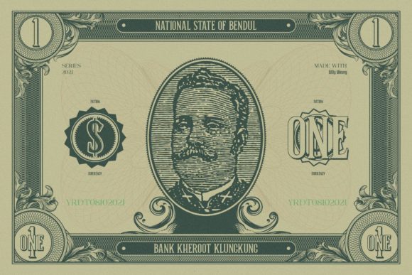 Thumbnail 2 of Billy Money Font