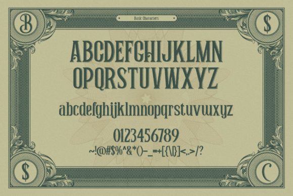 Thumbnail 3 of Billy Money Font