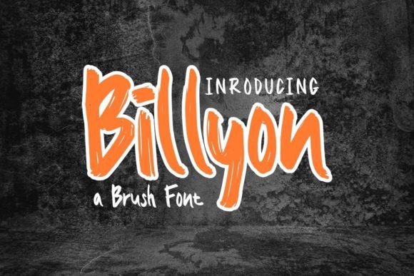 Preview of Billyon Font