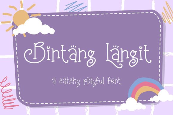 Preview of Bintang Langit Font