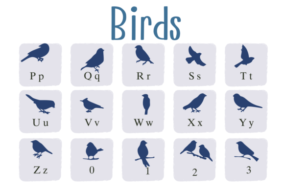 Thumbnail 4 of Birds Font