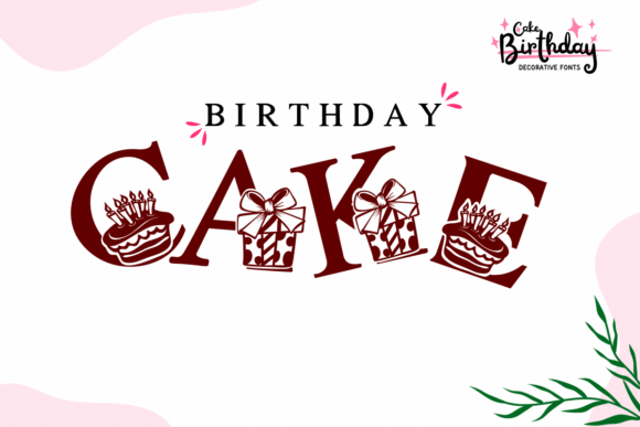 Preview of Birthday Cake Font