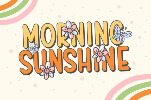 Thumbnail 3 of Birthday Flowers Font