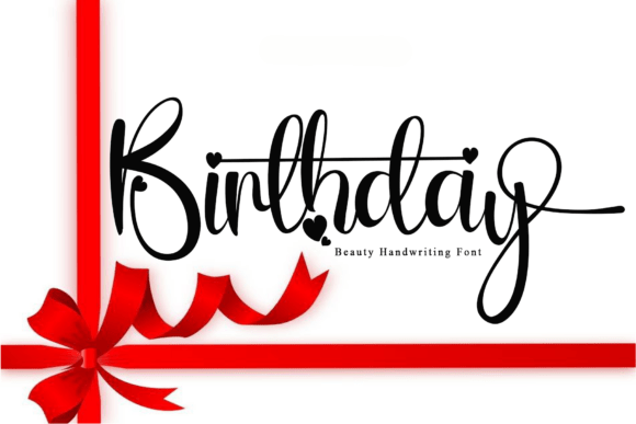 Preview of Birthday Font