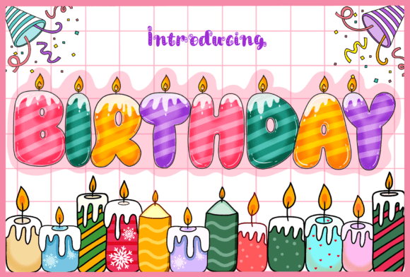 Preview of Birthday Font