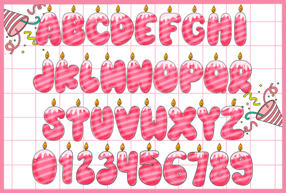 Thumbnail 2 of Birthday Font