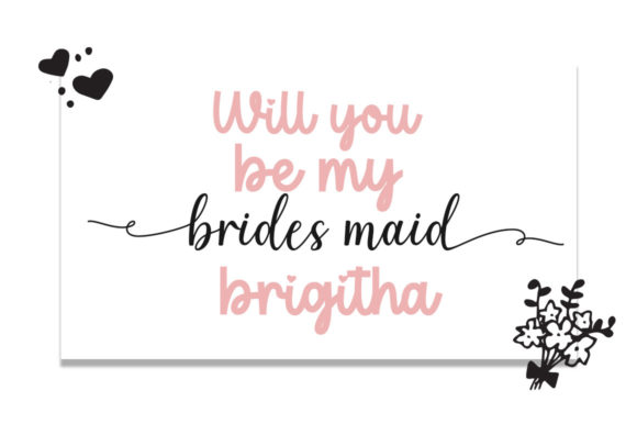 Thumbnail 4 of Birthday Lovely Lilia Font