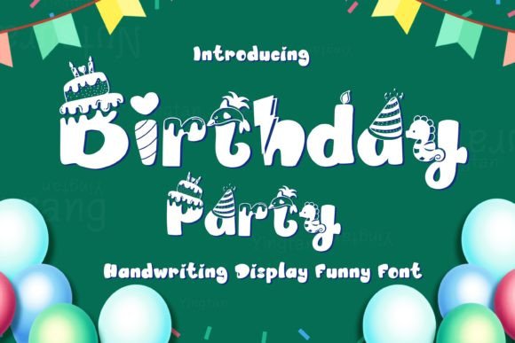 Main preview of Birthday Party Font