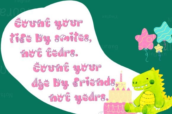 Thumbnail 3 of Birthday Party Font