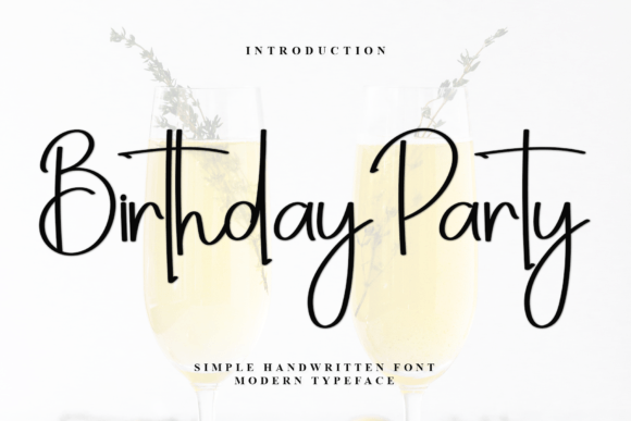 Main preview of Birthday Party Font